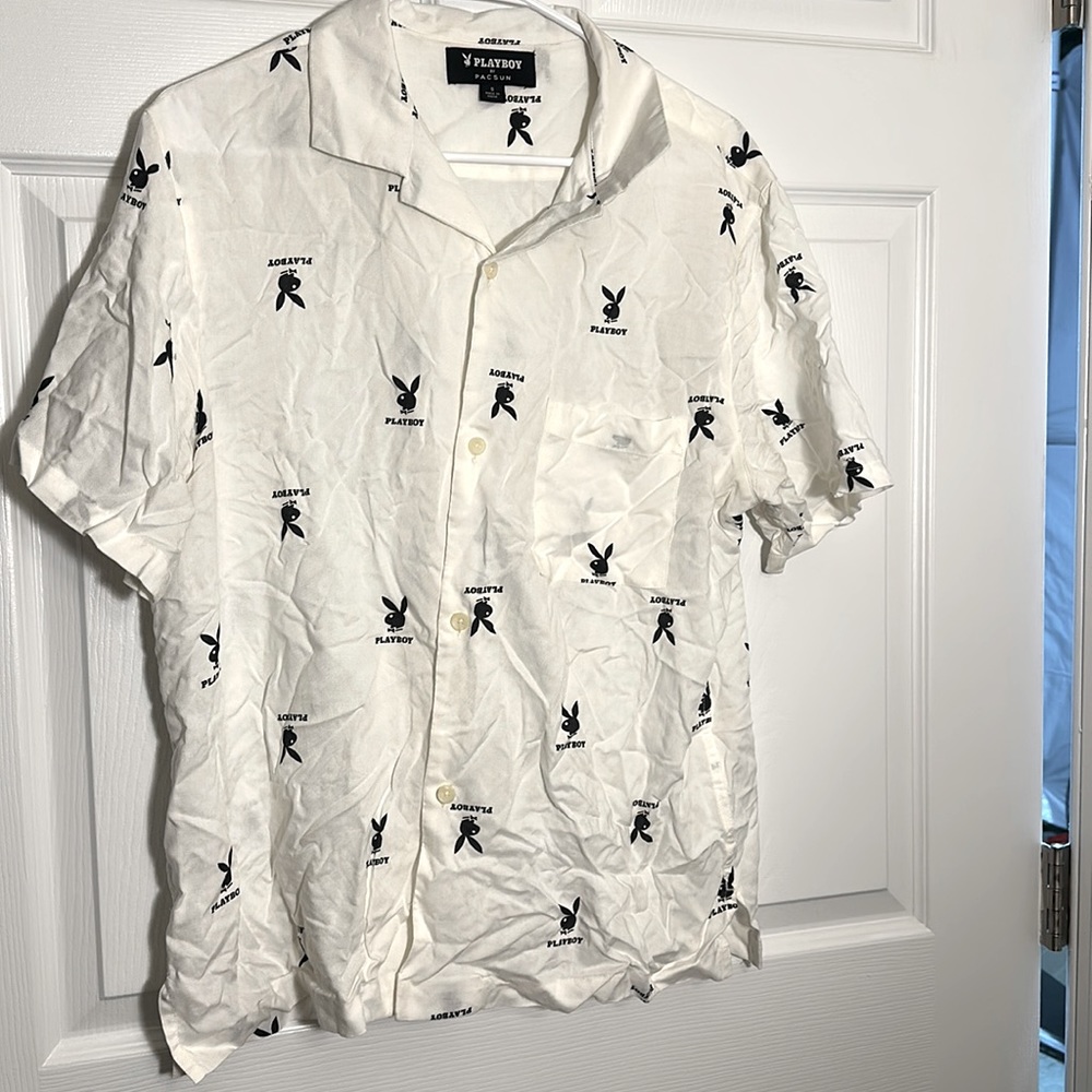 PAC SUN PlayBoy button down Tshirt
